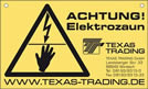Warnschild Elektrozaun